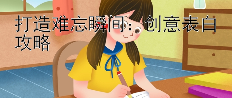 打造难忘瞬间：创意表白攻略