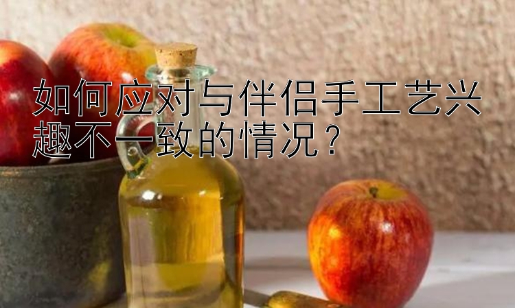 如何应对与伴侣手工艺兴趣不一致的情况？